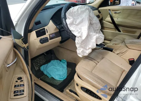 2007 BMW X3 3.0Si z USA, uszkodzony, nr VIN WBXPC93467WF00931